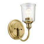 Бра с прозрачным стеклянным абажуром в форме цилиндра Kichler варинант исполнения - 12 | Loft Concept в Уфе