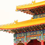 Храм Конфуция Тайвань миниатюра для интерьера в китайском стиле варинант исполнения - 1 | Loft Concept в Уфе