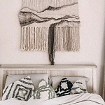 Панно Современный Гобелен ручная работа Туманное Утро варинант исполнения - 4 | Loft Concept в Уфе