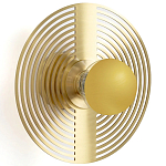 Бра в виде металлического диска Amadis Gold Wall Lamp варинант исполнения - 1 | Loft Concept в Уфе