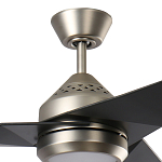 Люстра с вентилятором с черными лопастями Kichler варинант исполнения - 2 | Loft Concept в Уфе