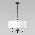 Люстра с белым текстильным абажуром Vitorino  варинант исполнения - 2 | Loft Concept в Уфе