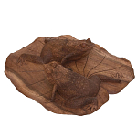 Статуэтка деревянная в виде лягушек Pair of Frogs варинант исполнения - 1 | Loft Concept в Уфе