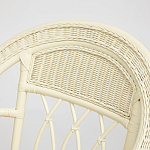 Комплект уличной мебели из ротанга Clara белый варинант исполнения - 4 | Loft Concept в Уфе