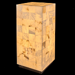 Торшер прямоугольный из натурального камня Calcite Geometry варинант исполнения - 12 | Loft Concept в Уфе