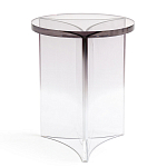 Стол журнальный круглый Acrylic Аether Smoke варинант исполнения - 3 | Loft Concept в Уфе