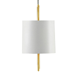 Люстра прямоугольная с белыми цилиндрическими абажурами White Ribbon варинант исполнения - 2 | Loft Concept в Уфе