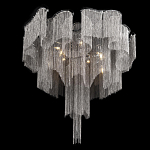 Люстра потолочная с металлическими цепочками Диаметр 99 см Atlantis Chain варинант исполнения - 3 | Loft Concept в Уфе