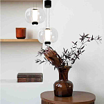 Подвесной светильник с прозрачным рифленым стеклянным плафоном Aurora Bloom варинант исполнения - 2 | Loft Concept в Уфе