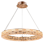 Люстра кольцевая с текстурной огранкой Reflection of Reality варинант исполнения - 1 | Loft Concept в Уфе