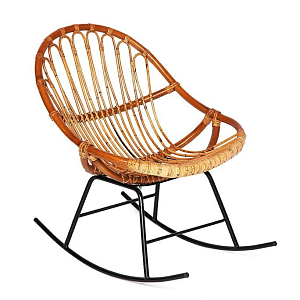 Стул качалка Bamboo brown