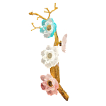 Бра с цветочным декором Miscellaneous herbs варинант исполнения - 2 | Loft Concept в Уфе