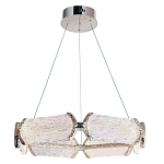 Люстра кольцевая с текстурным природным рисунком IceFlame варинант исполнения - 8 | Loft Concept в Уфе