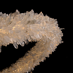 Люстра круглая с натуральным горным хрусталем Crystal Shimmer варинант исполнения - 4 | Loft Concept в Уфе