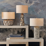 Настольная лампа с каркасом с состаренным эффектом Ancient Column варинант исполнения - 4 | Loft Concept в Уфе