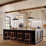 Подвесной светильник с широким куполообразным плафоном Kichler варинант исполнения - 7 | Loft Concept в Уфе