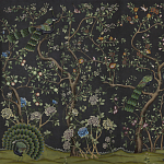 Обои ручная роспись St Laurent Casino metallic silk варинант исполнения - 1 | Loft Concept в Уфе