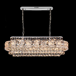 Люстра овальной формы хрустальная в неоклассическом стиле Majesty варинант исполнения - 4 | Loft Concept в Уфе