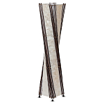 Торшер из перламутра на металлическом каркасе Indonesian Wave варинант исполнения - 1 | Loft Concept в Уфе