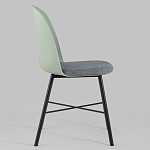 Стул из прочного пластика на металлическом основании Anora Green  варинант исполнения - 3 | Loft Concept в Уфе