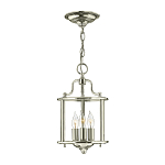 Подвесной светильник с прозрачным стеклянным цилиндрическим плафоном в классическом стиле на цепи Hinkley варинант исполнения - 21 | Loft Concept в Уфе