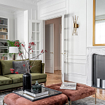 Бра с декором в виде хрустальных и металлических трубочек Nembus Glass Wall Lamp варинант исполнения - 2 | Loft Concept в Уфе