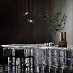 Подвесной светильник с прозрачной стеклянной птичкой Serip Voa варинант исполнения - 9 | Loft Concept в Уфе