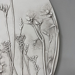 Панно Серые цветы варинант исполнения - 2 | Loft Concept в Уфе