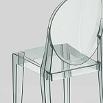 Прозрачный стул с серым оттенком LOUIS GHOST CHAIR варинант исполнения - 6 | Loft Concept в Уфе