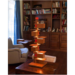 Торшер с каркасом из множества полок Links варинант исполнения - 4 | Loft Concept в Уфе