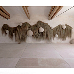 Большая дизайнерская Инсталляция из соломы RAFFIA Installation  варинант исполнения - 7 | Loft Concept в Уфе