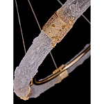 Люстра в форме кольца с золотым декором Warm Heavenly Light варинант исполнения - 3 | Loft Concept в Уфе