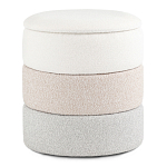 Пуф Three Colors в ткани букле из трех цветов  варинант исполнения - 1 | Loft Concept в Уфе