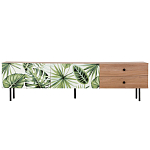 Длинная ТВ-тумба с принтом на ящиках Elise TV Stand варинант исполнения - 2 | Loft Concept в Уфе