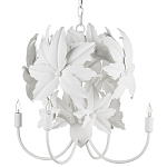 Люстра белая в виде цветков шиповника White Rosehip Flower варинант исполнения - 2 | Loft Concept в Уфе