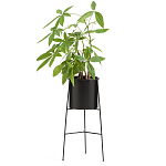 Кашпо из металла Elevated Planters черное варинант исполнения - 2 | Loft Concept в Уфе