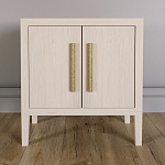 Тумбочка Primo с дверцами шпон Светлый дуб варинант исполнения - 2 | Loft Concept в Уфе