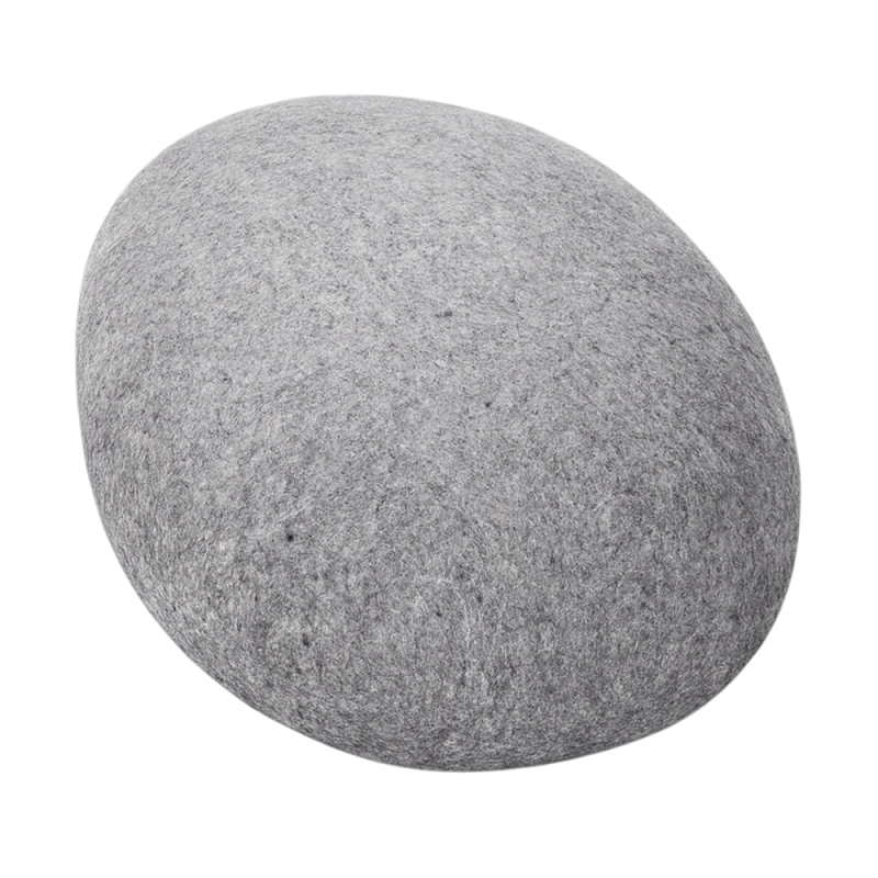 Пуф - Камень SOLID Серый Белый Светло-серый в Уфе | Loft Concept 