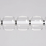 Люстра линейная с 6-ю прозрачными стеклянными плафонами округлой формы HANDLE GRAPE варинант исполнения - 4 | Loft Concept в Уфе