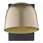 Бра с наклонным плафоном в сочетании золотистого и чёрного цвета Sconce with Sloping Shade варинант исполнения - 1 | Loft Concept в Уфе