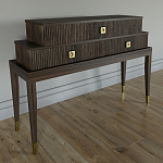 Премиальная Консоль с тремя ящиками Elsa Dreams Walnut варинант исполнения - 1 | Loft Concept в Уфе