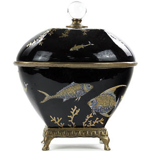 Шкатулка Box Gold Algae Fish