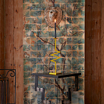 Обои ручная роспись Braganza Standard colourway on dyed paper варинант исполнения - 3 | Loft Concept в Уфе