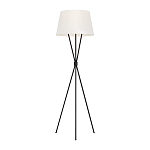 Торшер на трех тонких перекрещенных ножках с белым конусным абажуром из льна Feiss варинант исполнения - 1 | Loft Concept в Уфе