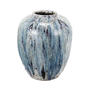 Ваза Terracotta Vase blue-white