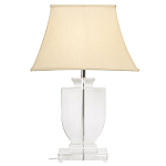 Настольная лампа хрустальная с бежевым абажуром Perfect варинант исполнения - 1 | Loft Concept в Уфе