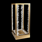 Настольная лампа прямоугольная с декоративными элементами в виде кристаллов Smooth Shine варинант исполнения - 2 | Loft Concept в Уфе