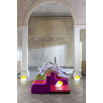 Дизайнерское кресло зеленое Poltronova Sofo Verosa Green Pink Armchair варинант исполнения - 8 | Loft Concept в Уфе