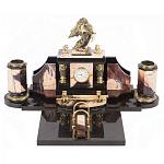 Настольный письменный набор из яшмы с декором в виде орла Manager Organizer варинант исполнения - 1 | Loft Concept в Уфе