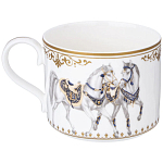 Чайный сервиз из фарфора с изображением лошадей на 6 персон 14 предметов Porcelain Horse Set варинант исполнения - 4 | Loft Concept в Уфе